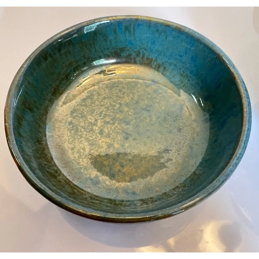 Brown and Blue Pottery Like Electric Candle Warmer.  New without Tags.